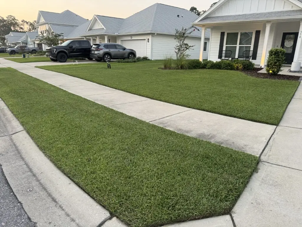 Beautifully maintained lawn with professional care in Panama City, FL